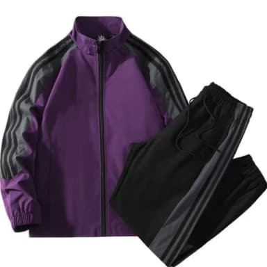 Spring and Autumn New Fashionable Outdoor Sports Jacket Set for Men's Casual Loose Sports and Leisure High Quality Two piece Set