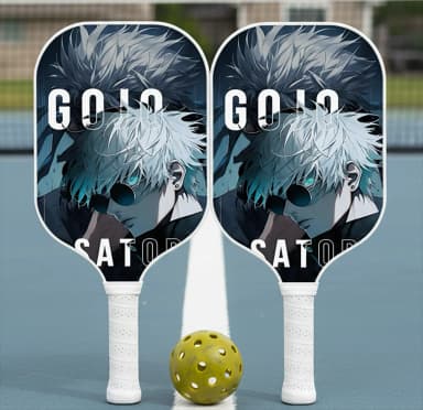 Anime Pickleball Paddle Gojo - Trending on TikTok, Carbon & Fiberglass Rackets -Novice/Advanced/Professional