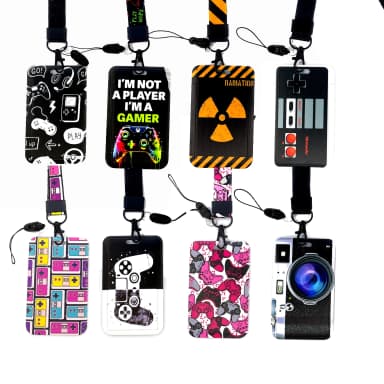 Gamer Card Holder Neck Strap Lanyard for Key ID Card Cover Phone Straps Cool Badge Holder Hang Rope Lariat Accessories Gifts