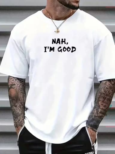 100% Cotton Solid Tshirts Mens Short Sleeve Fashion Brand Trend White Black Clothing High-end Brand Men's Short Sleeve