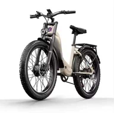 Suspension 48v2000W 17.5AH 26 Inch Mountain Adult Bicycle Lithium Battery 7 Speed Electric Bike SHENGMILO