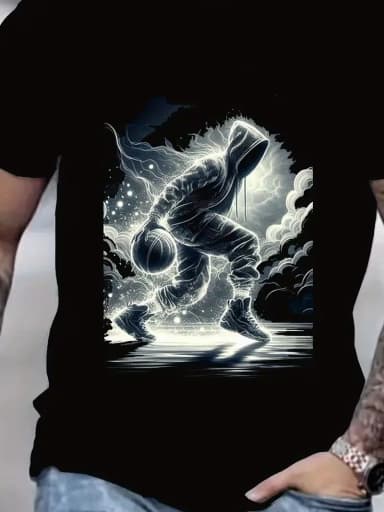 100% Cotton Solid Tshirts Mens Short Sleeve Fashion Brand Trend White Black Clothing High-end Brand Men's Short Sleeve