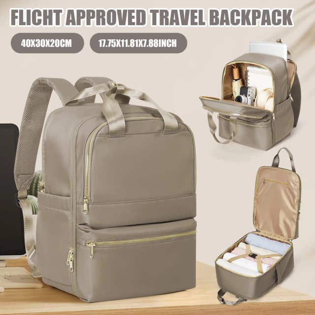 Ryanair 40x30x20 Travel Backpack for Women, Teacher Executive Backpack Laptop School Bag Couple Backpack Fashion Trend Women Bag