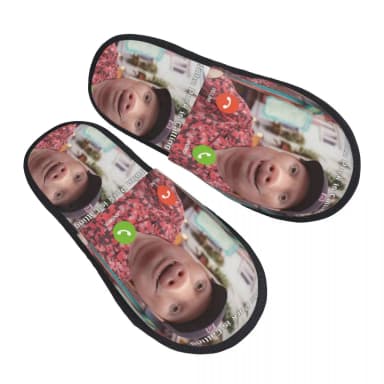 Funny Trending John Pork Is Calling House Slippers Non Slip Soft Household Fur Slippers Slides Indoor