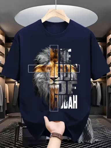 100% Cotton Solid Tshirts Mens Short Sleeve Fashion Brand Trend White Black Clothing High-end Brand Men's Short Sleeve