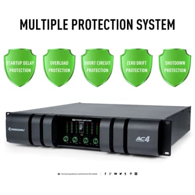 2026 AC2 Hot Selling Hifi Power Amplifier 2 Channel 800W Professional Audio Speaker Power Amplifiers for DJ Club Party