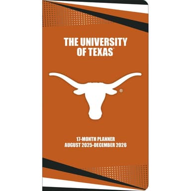 Texas Longhorns 2026 17 Month Pocket Planner