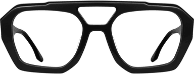 Fytoo Aviator Black Acetate Full Rim Eyeglasses