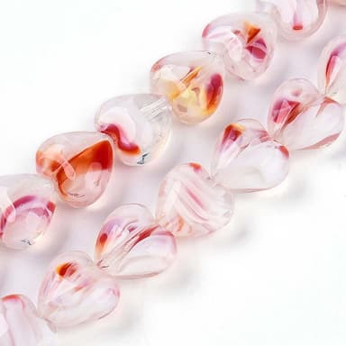 Perles millefiori verre brins