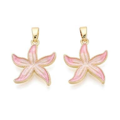 Laiton avec pendentifs en émail