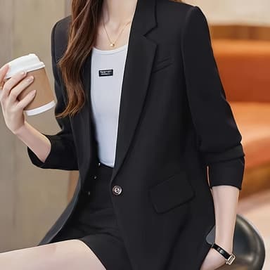 TEMU Spring And Autumn Stylish Suit Jacket