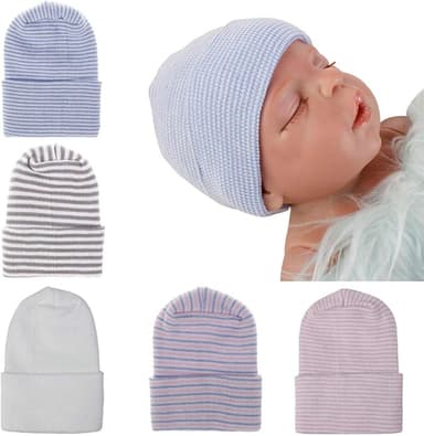 Newborn Hospital Hats Baby Bow Beanie