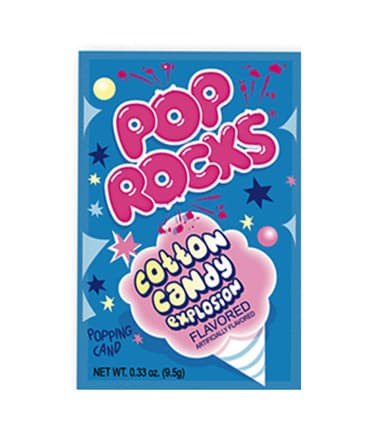 Pop rocks cotton candy explosion limited edition candy