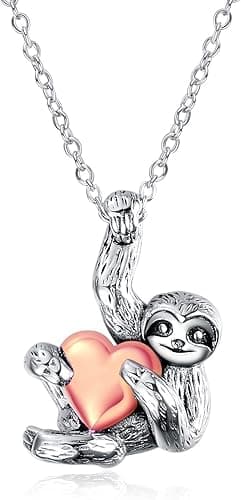 Sloth Necklace for Boys – Sterling Silver
