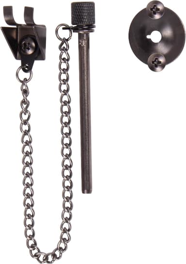 Sliding Patio Door Security Pin Matte Black Steel Lock