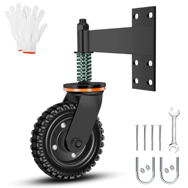 Heavy Duty Gate Wheel 600lb Spring Caster