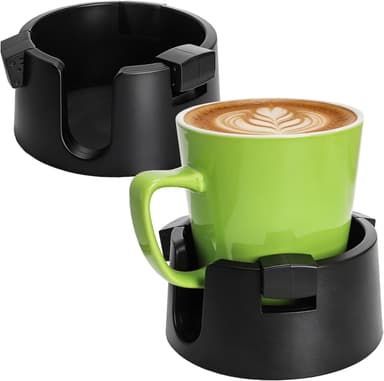 2Pack Anti-Spill Cup Holder – Adjustable Desk Mount