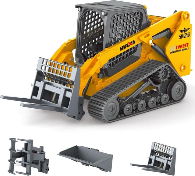 Radio Controlled Skid Steer Loader Toy 3-in-1