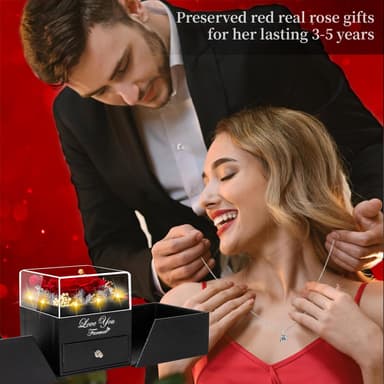 Forever rose with a hidden surprise 🌹💖