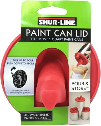 Shur-Line 2000576 Quart Store and Pour Paint Can Lid