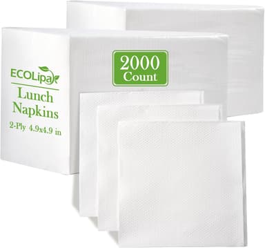Holiday Napkins – 2000 Count Bulk Paper Napkins