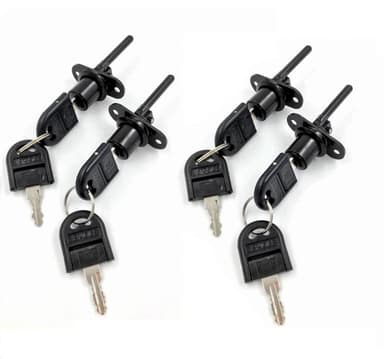 Desk Locks Zinc Alloy Drawer Lock Set with Keys 4 Pack