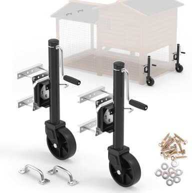 Chicken Coop Wheels – Heavy Duty Tractor Wheel Kit