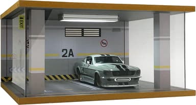 Led model car display case