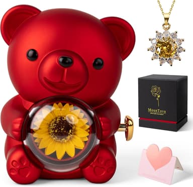 Romantic teddy bear with a surprise inside ❤️🧸