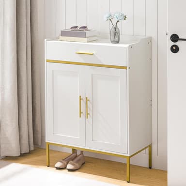 HOOBRO 5-Tier Media Cabinet – Shoe Storage Organizer