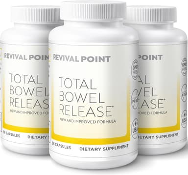 Total Bowel Release 3 Bottles Bloating Relief Support