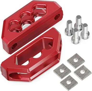 Anchor Cleats Red T-Track Tie Down (2PCS)
