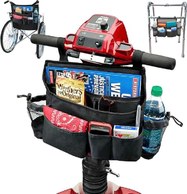 Carry Bag for Mobility Scooter – 8 Pocket Organizer