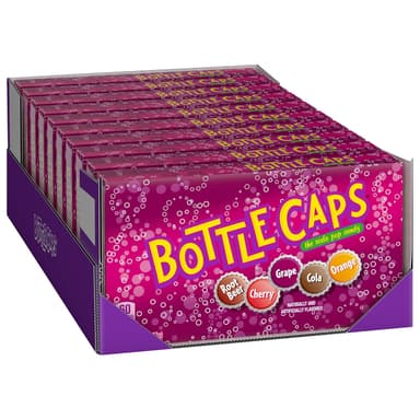 Wonka Bottle Caps Fizzy Candy Theater Box – Pack of 10 (5 oz Each)