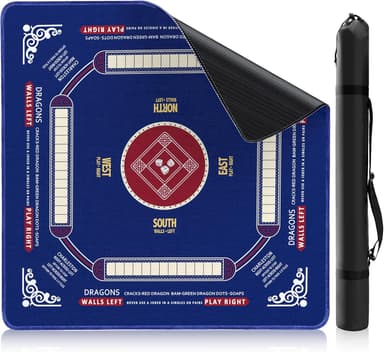 Mah Jongg Table Cover 33x33 Non-Slip Waterproof Game Mat