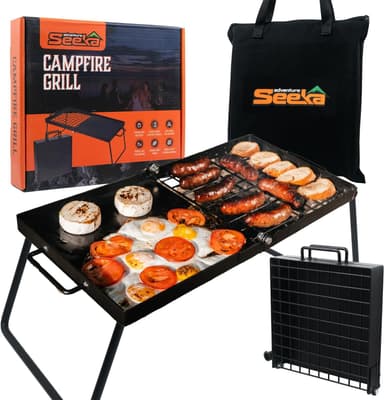 Campfire Cooking Grate Folding Grill 24”