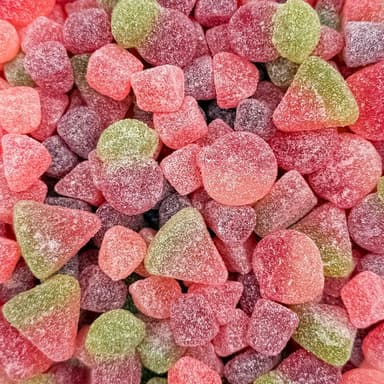 Sour Fruit Jelly Candy Mix – 1 LB Vegan Gummies with Real Fruit Puree
