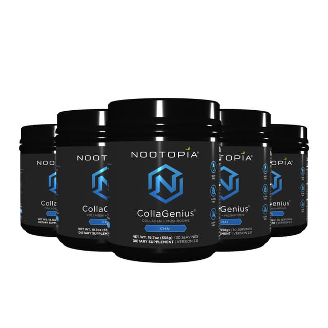 Collagenius 2.0 Chai - 30 Servings - Subscription - 5 Jars