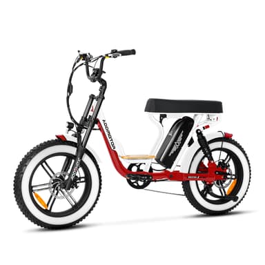 Addmotor SOLETAN M-66X Cruiser Bike, 48V20Ah Long Range Battery up to 105+ Miles per Charge, Pearl White
