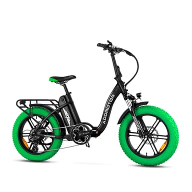 Addmotor Foldtan Ebike M-140 fat tire Comfortable Folding E-Bike with 20Ah Samsung Cell Battery Pack, Black