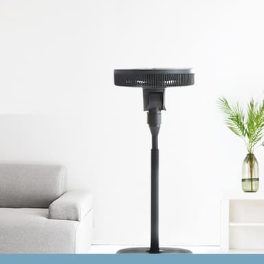 TEMU 르젠 입체회전 BLDC 앱연동 APP 14인치 24단계 선풍기 그레이